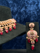 bridal-choker-earrings