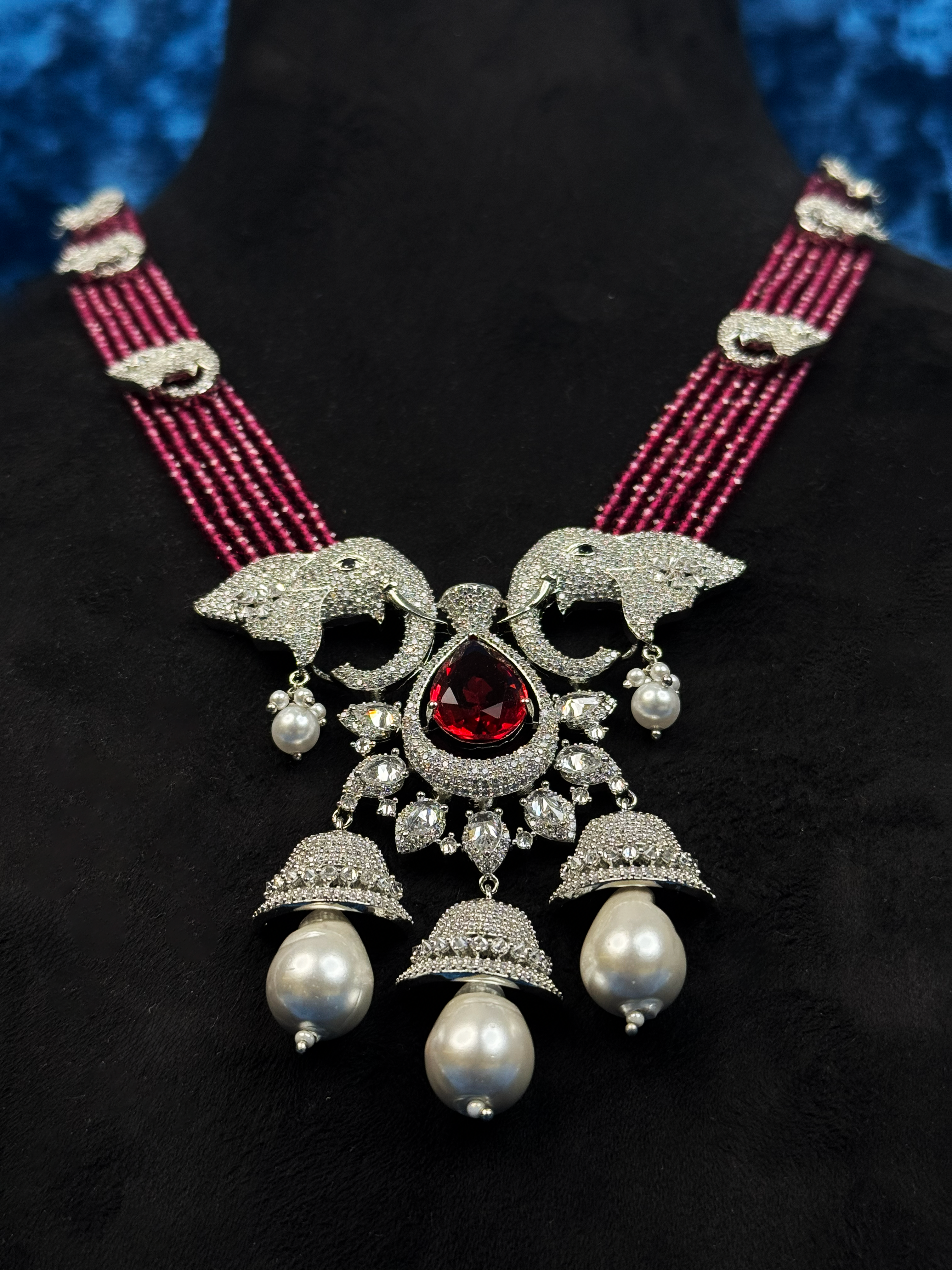 ruby-necklace-set