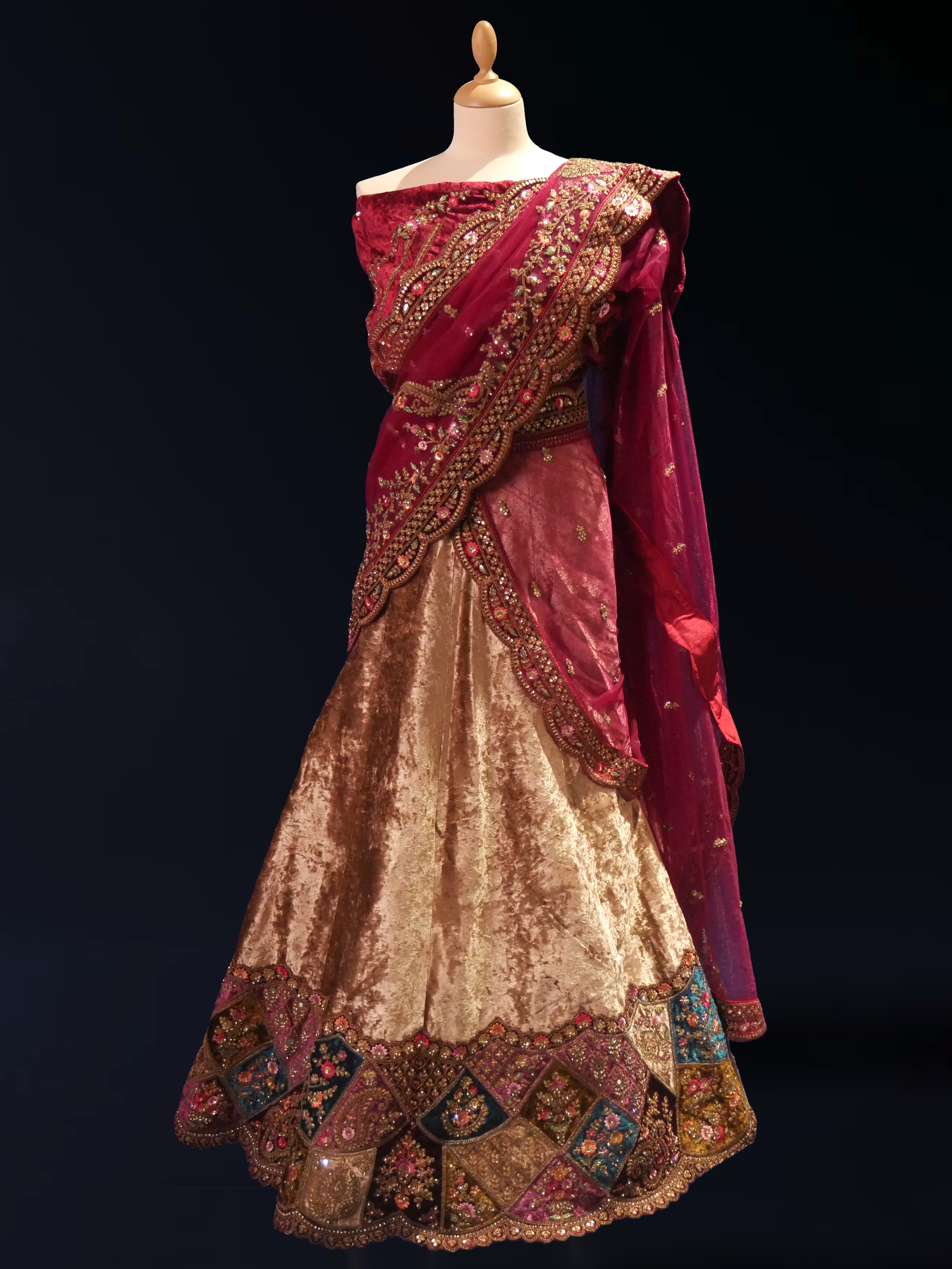 maroon-gold-lehenga